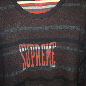 Supreme Striped T-shirt XL barely worn